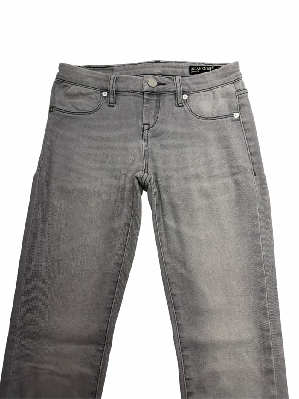 BLANK NYC Women’s 24 Gray SPRAY-ON Skinny Jeans
